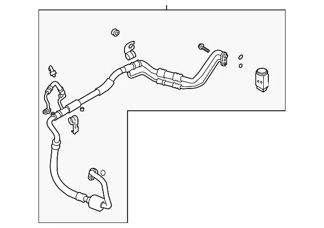 Hose & Tube Assembly - Kia (97775-K0020)