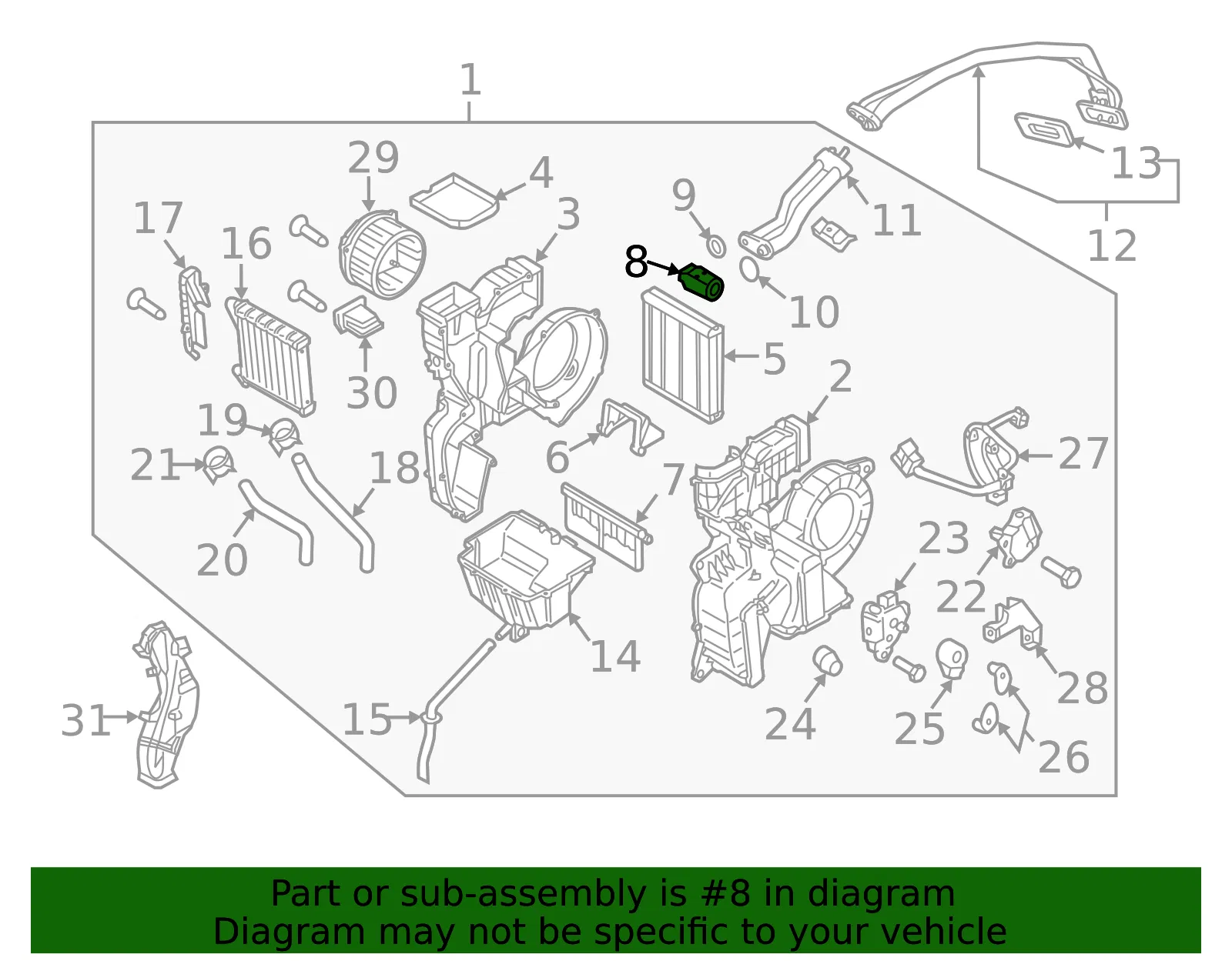 Expansion Valve - Kia (97916-A9000) - view 2
