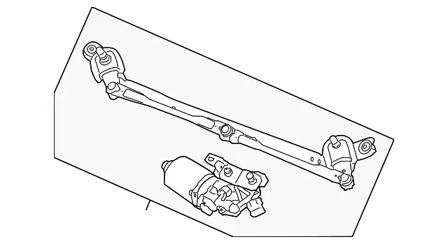 Motor & Linkage - Kia (98100-1M000)