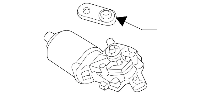 Wiper Motor - Kia (98110-F6000)