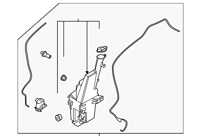 Washer Reservoir - Kia (98610-Q5100)