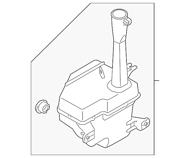 Washer Fluid Reservoir - Kia (98620-1M000)
