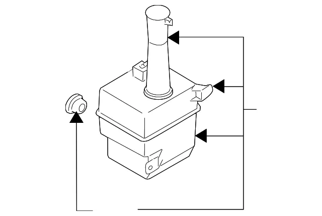 Washer Fluid Reservoir - Kia (98620-2F001)