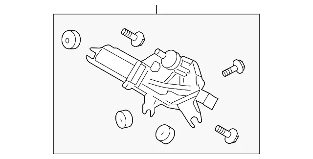 Rear Motor - Kia (98700-2F000)