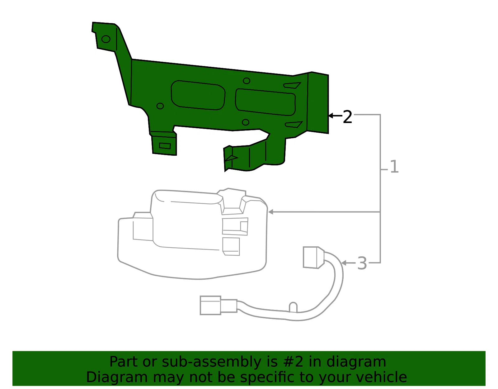 Bracket - Kia (99155-J6000) - view 2