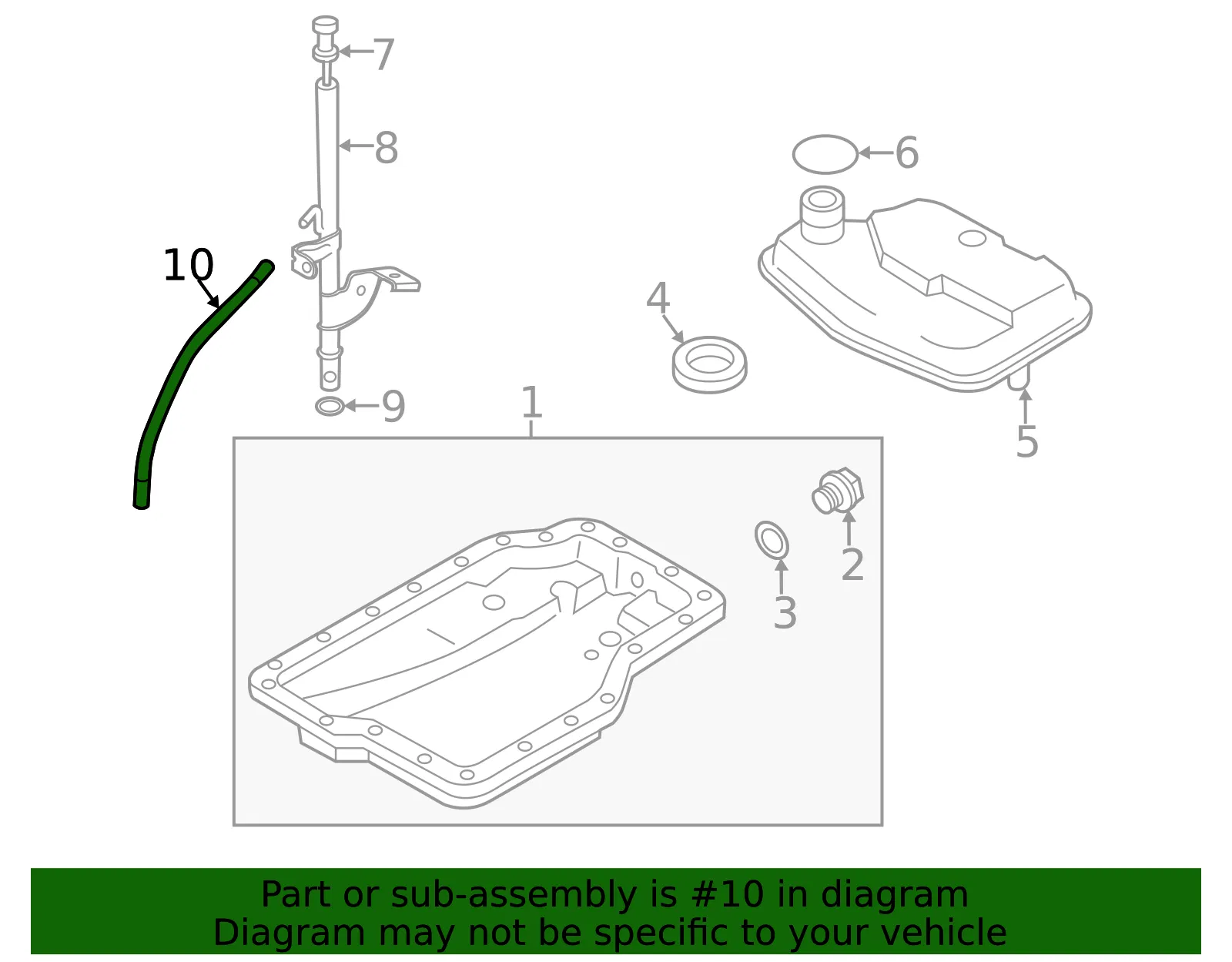 Hose - Mazda (9934405150) - view 2