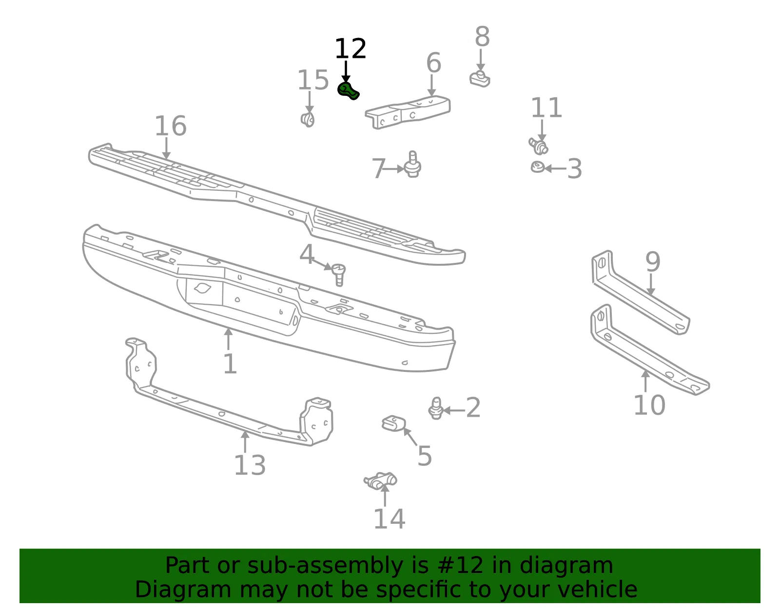 Support Bracket Retainer - Mazda (9xa2048456) - view 2