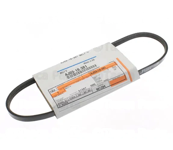 Accessory Drive Belt - Mazda (AJ03-18-381)