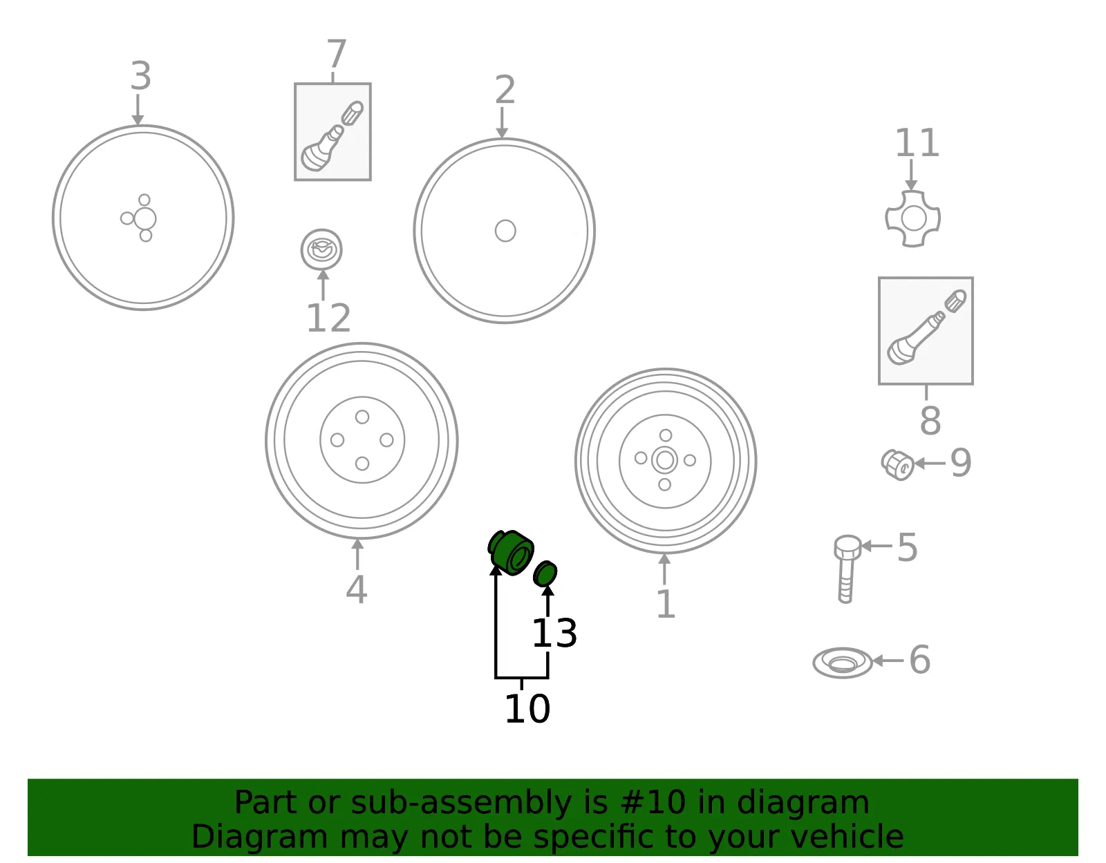 Cap Center - MAZDA (B21V37190) - view 2