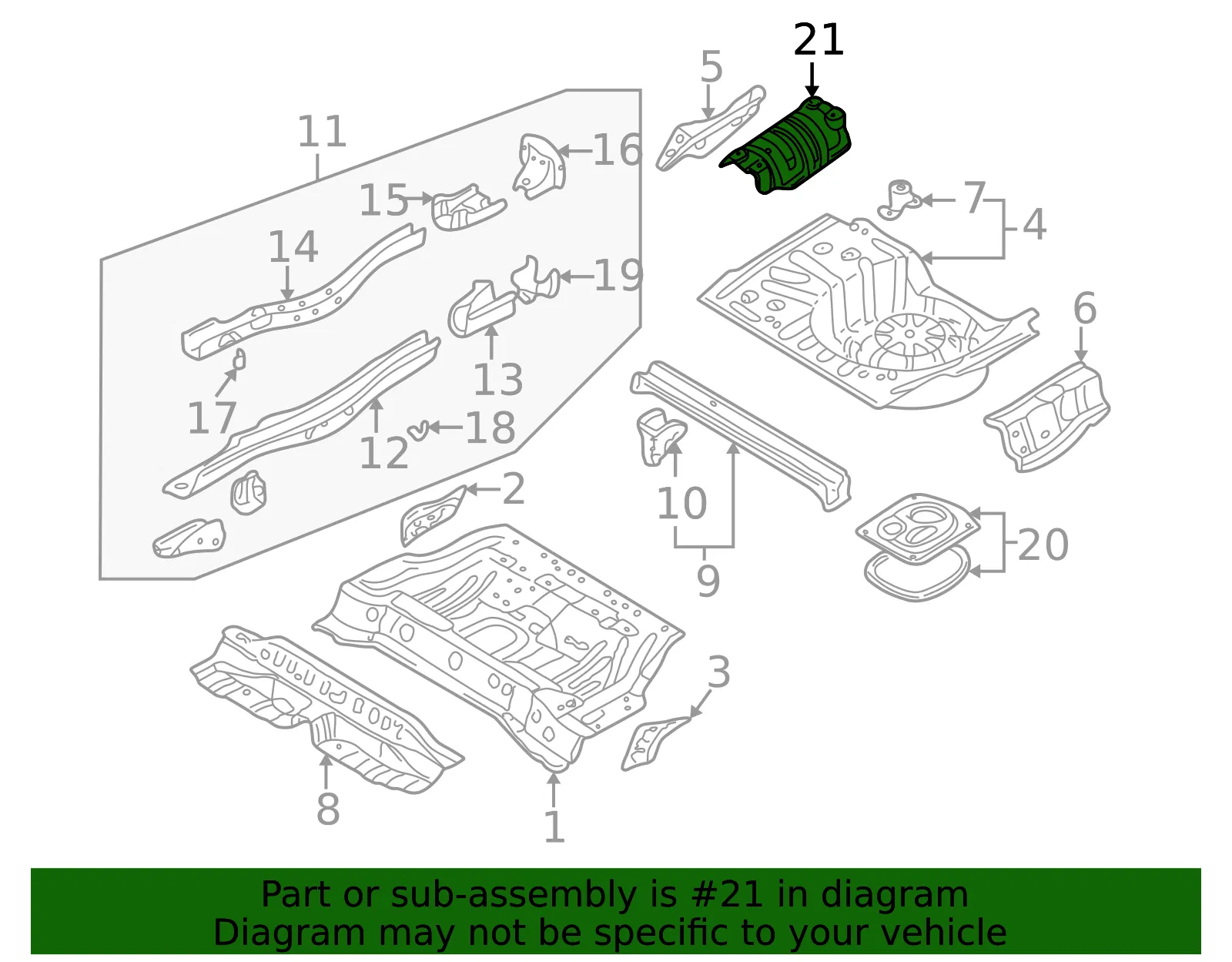 Insulator - MAZDA (B25D56451C) - view 2