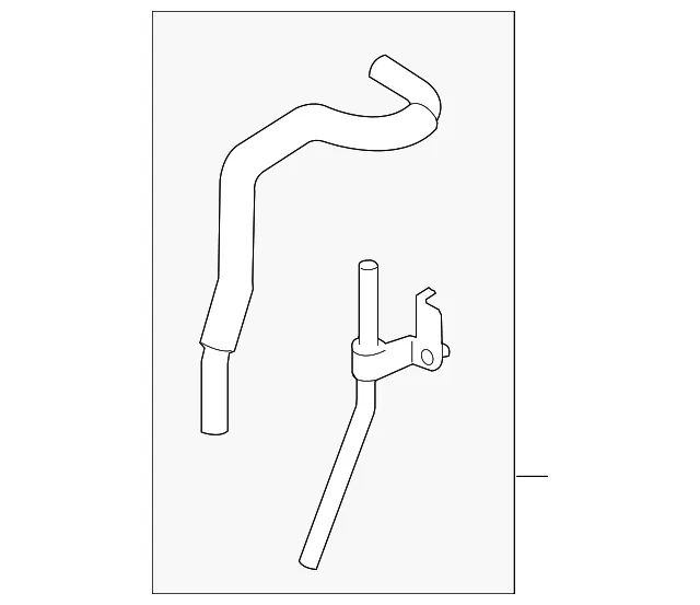 Return Hose - Mazda (B37F-32-68XA) - view 2
