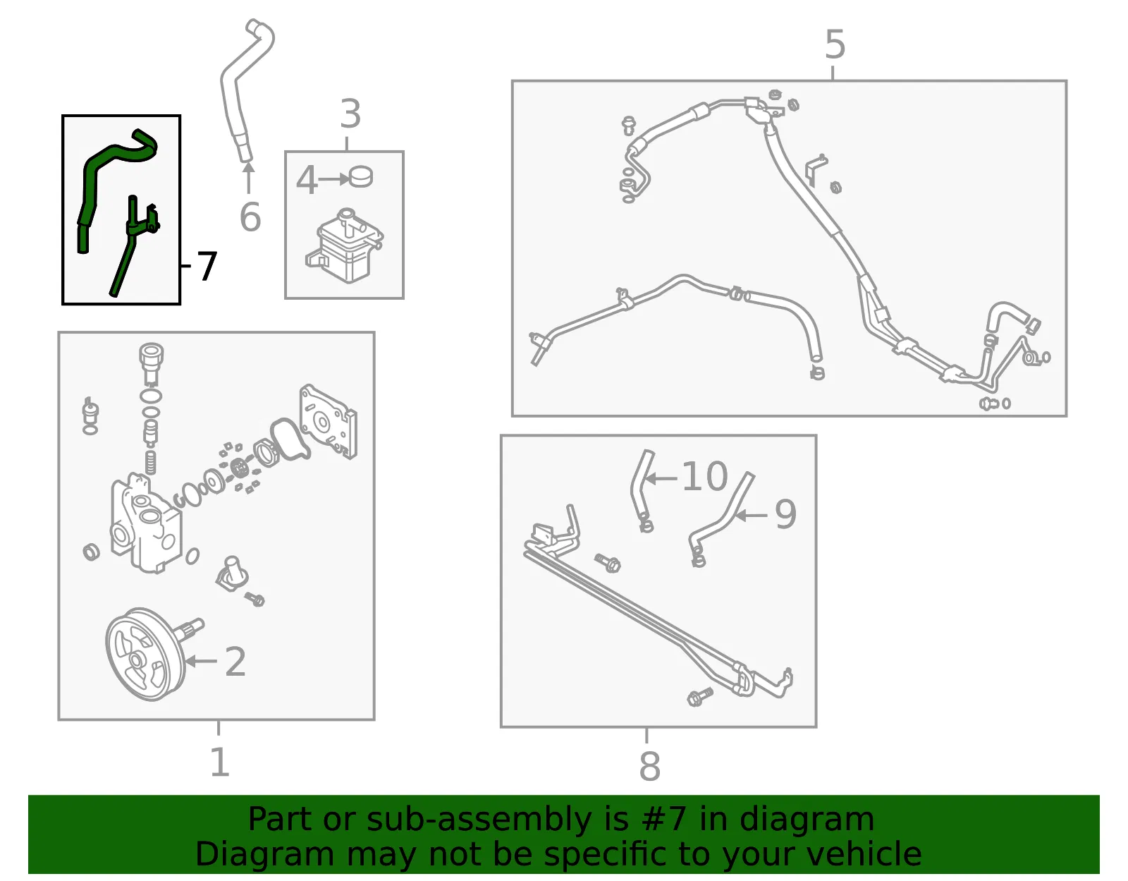 Return Hose - Mazda (B37F-32-68XA) - view 3