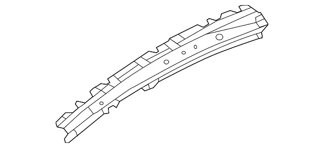 Rail Reinforced - Driver's Side (LH) - Mazda (B45A-71-252)