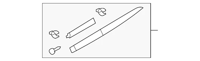 Panel Decoration - MAZDA (BS4H55150)