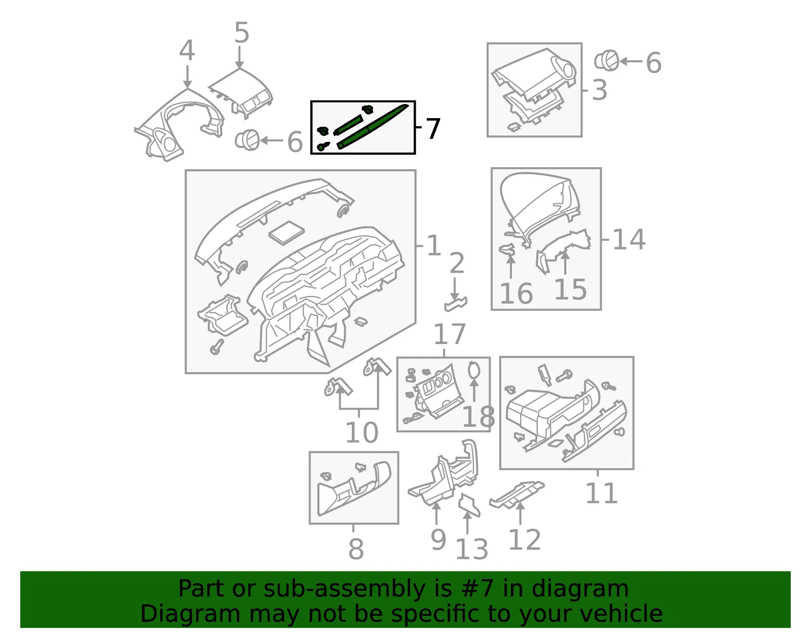 Deco Panel - MAZDA (BP4M55150D) - view 2