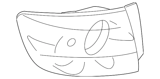 Lens & Housing - Passenger Side (RH) - Mazda (BN8P-51-170E)
