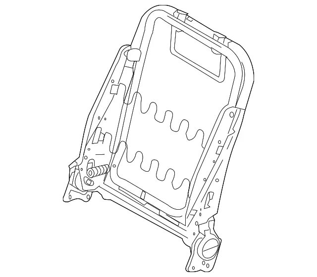 Frame Front Back R - Passenger Side (RH) - Mazda (BBM6-88-630)
