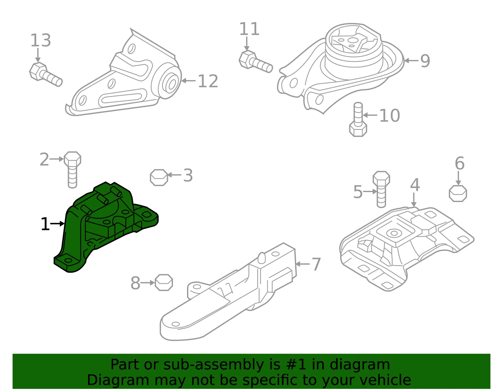Side Mount - Mazda (BBN3-39-060B) - view 3