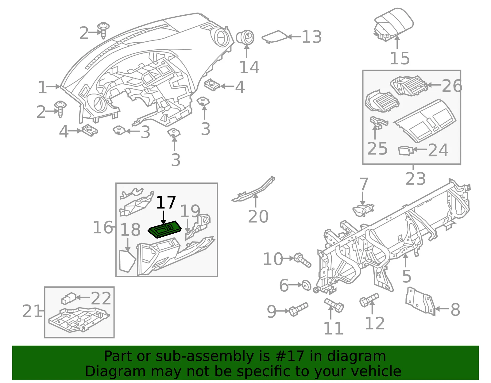 Panel Center - Mazda (bbn555320a) - view 2