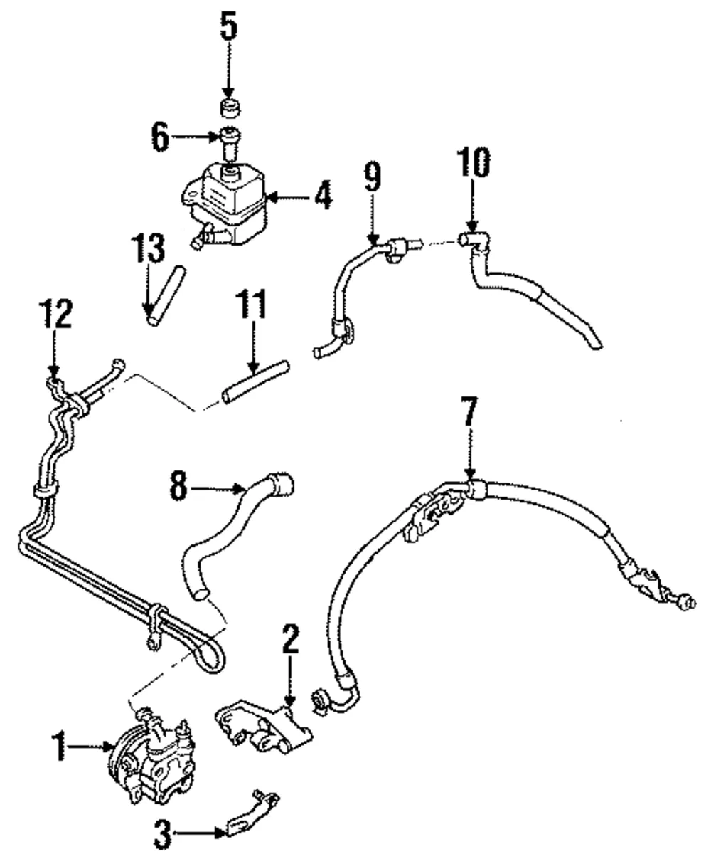 Upper Return Tube - Mazda (b01c32410c)