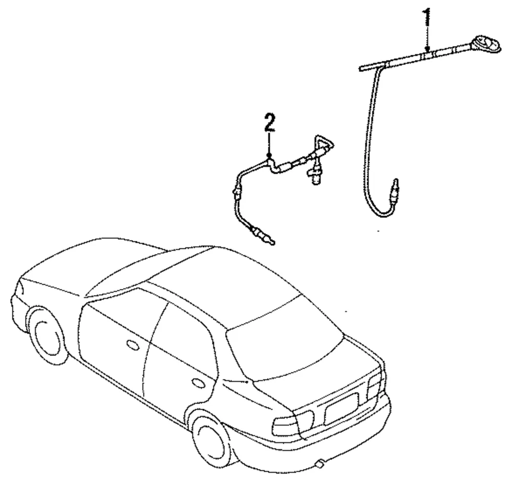 Antenna - MAZDA (BC1D66930C)
