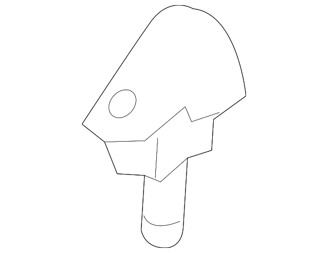 Washer Nozzle - Passenger Side (RH) - Mazda (BCKA-67-510)
