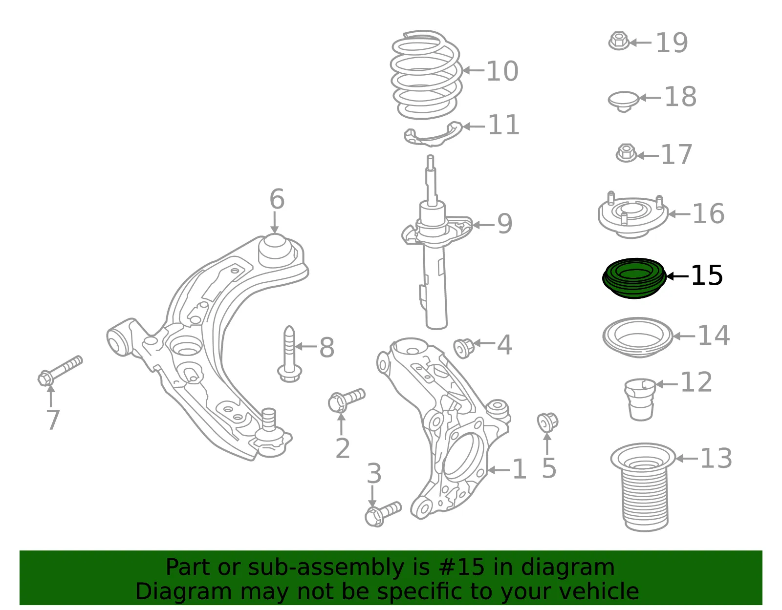 Bearing - Mazda (BCKE-34-38X) - view 2