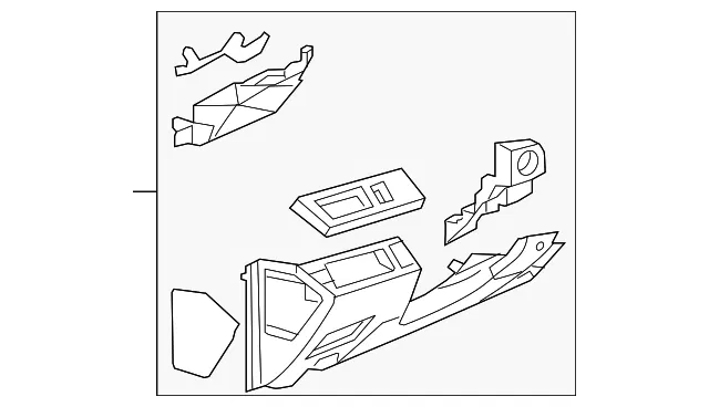 Panel Lower - MAZDA (BCS264280B02)