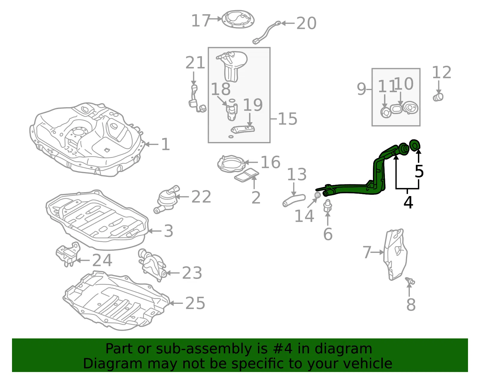 Filler Pipe - MAZDA (BL8M42210A) - view 2