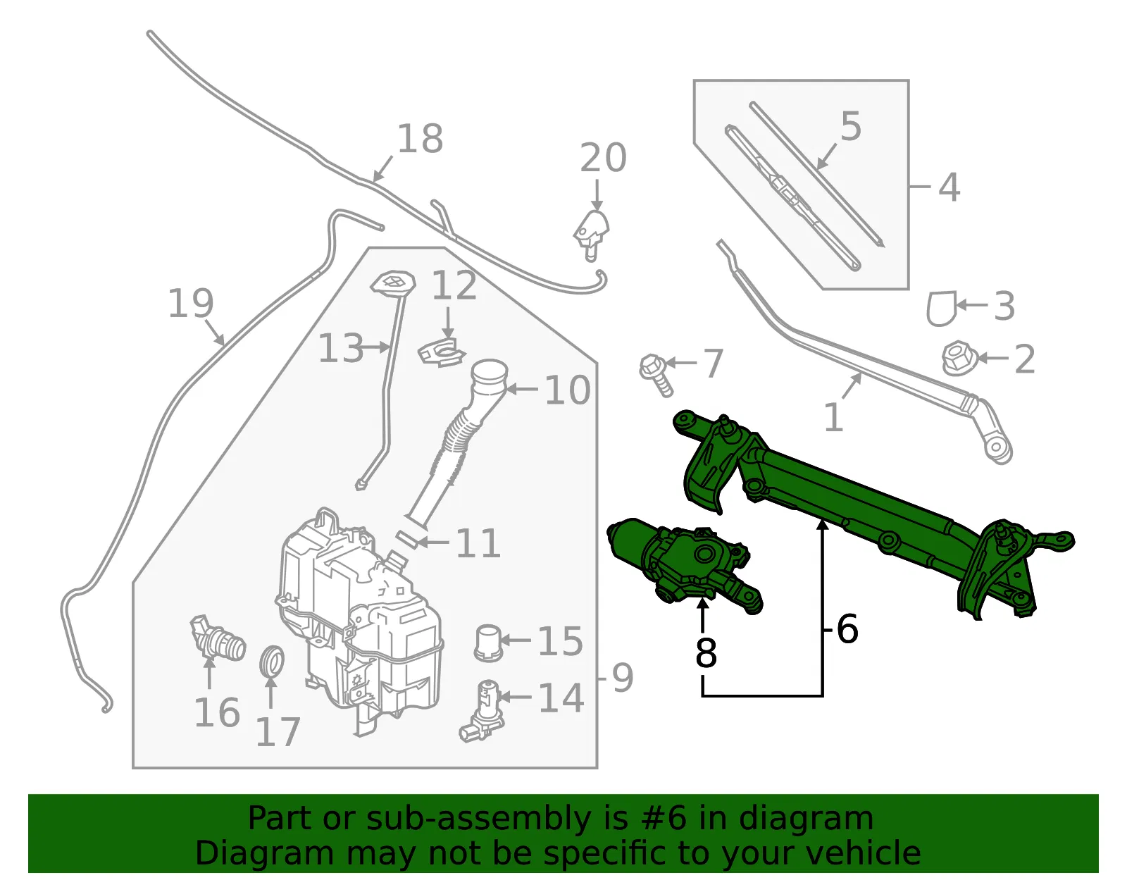 Motor & Linkage - Mazda (BJDT-67-37X) - view 2