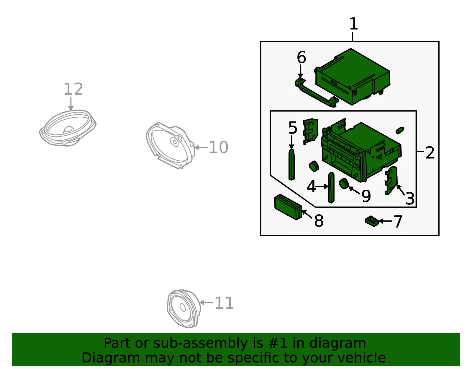 Radio Amber - MAZDA (BL8D66AS0) - view 2