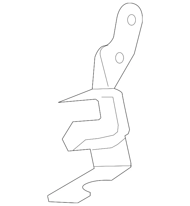 Cable Assembly Bracket - Mazda (BP4N-46-08XB) - view 2