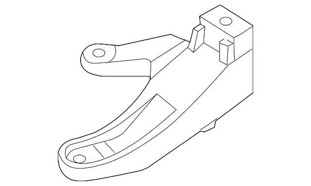Side Mount Bracket - Driver's Side (LH) - Mazda (BP4S-39-080A) - view 2