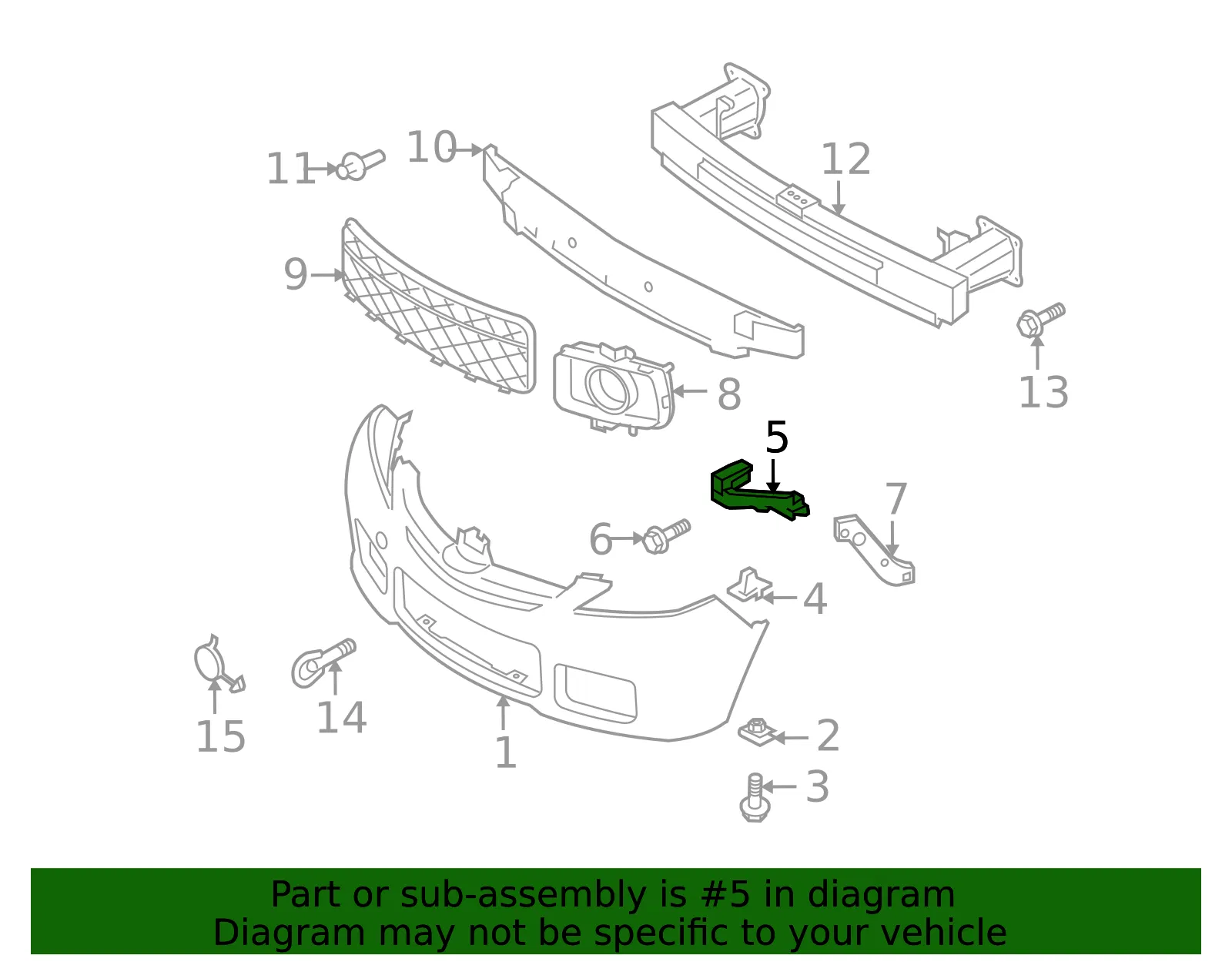 Support Bracket - Driver's Side (LH) - Mazda (C235-50-161B) - view 3