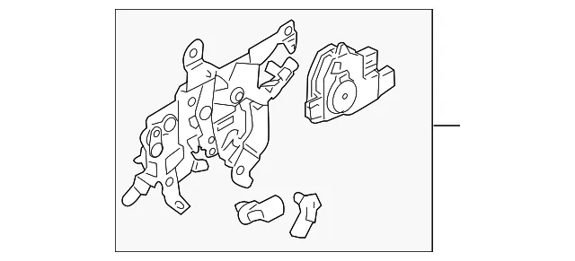 Remote Control - Passenger Side (RH) - Mazda (CC29-72-380D)