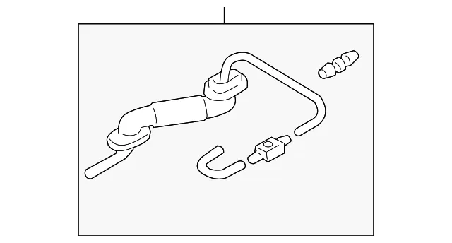 Hose Screen Washer - Mazda (c25867500a)