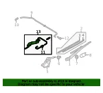 Hose Screen Washer - Mazda (c23667500a) - view 4