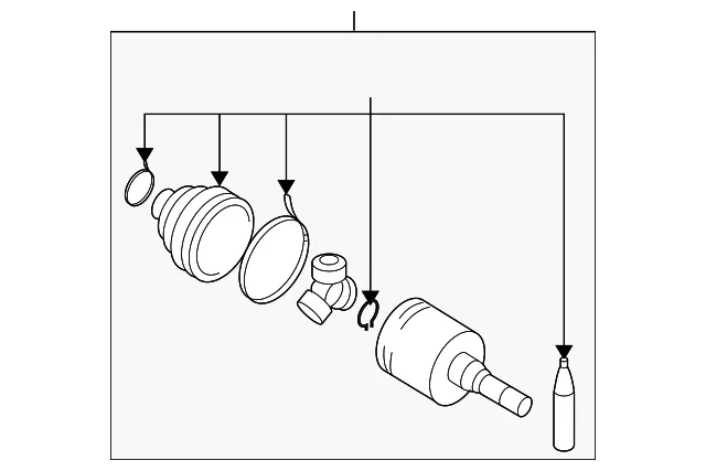 Cv Joint Kit - Nissan (C9211-EL10D)