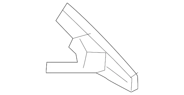 Side Support - Passenger Side (RH) - Mazda (D10E-51-9B0A)
