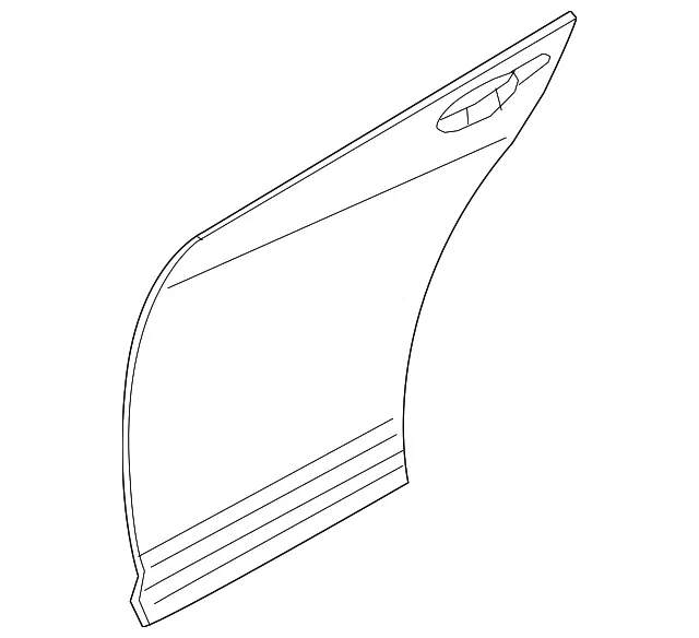 Outer Panel - Passenger Side (RH) - Mazda (D10E-73-031A)