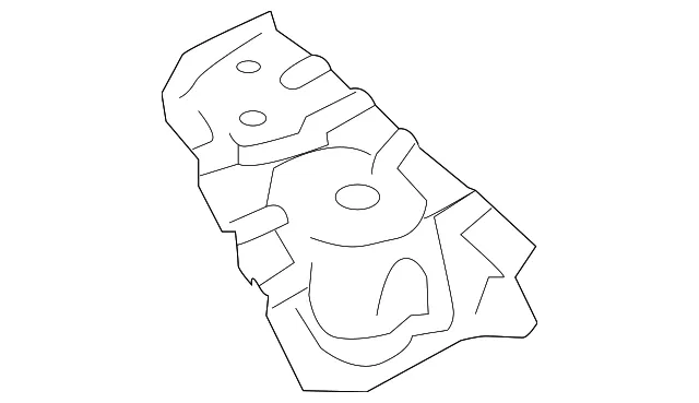 Reinforced Plate - Passenger Side (RH) - Mazda (DF71-53-22X)
