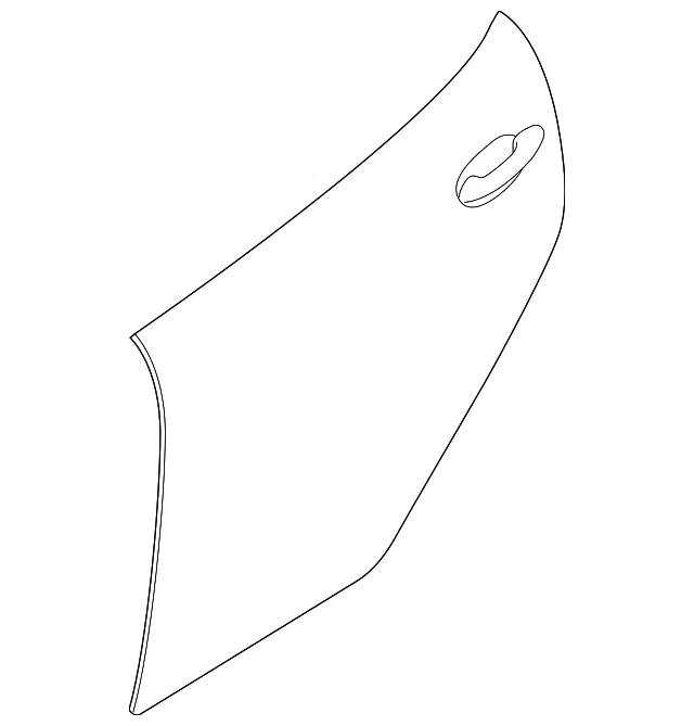 Outer Panel - Passenger Side (RH) - Mazda (DF71-72-031D)
