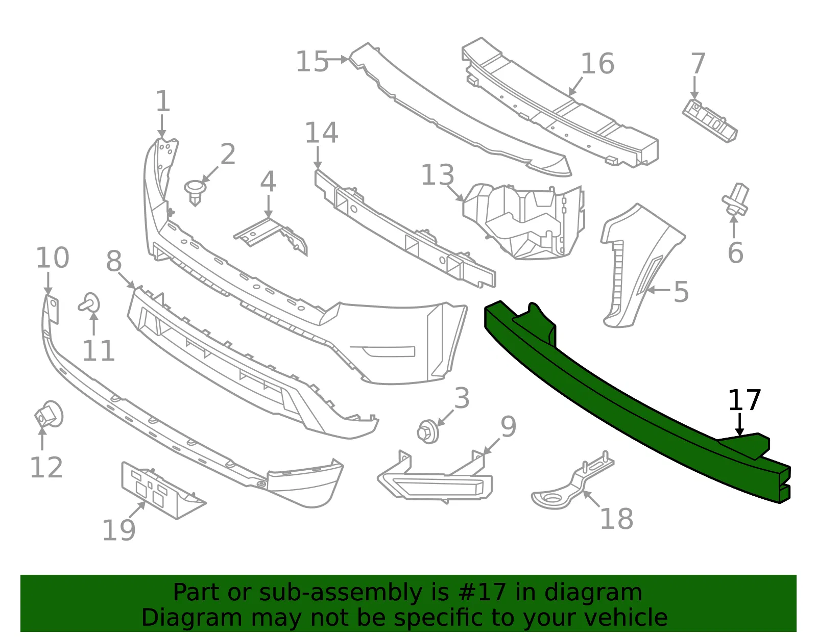 Impact Bar - Nissan (E1010-9BUMA) - view 2