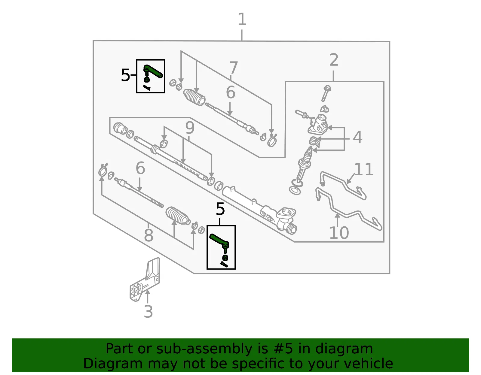 Socket-Kit Side Rod Outer - Nissan (E8C20-8J02PNW) - view 4