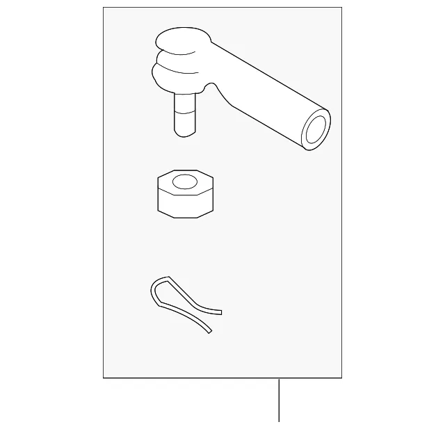 Socket-Kit Side Rod Outer - Nissan (E8C40-7S02PNW) - view 3