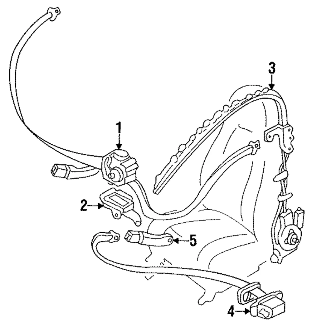 Belt Rt - Passenger Side (RH) - Mazda (EA01-57-930D)