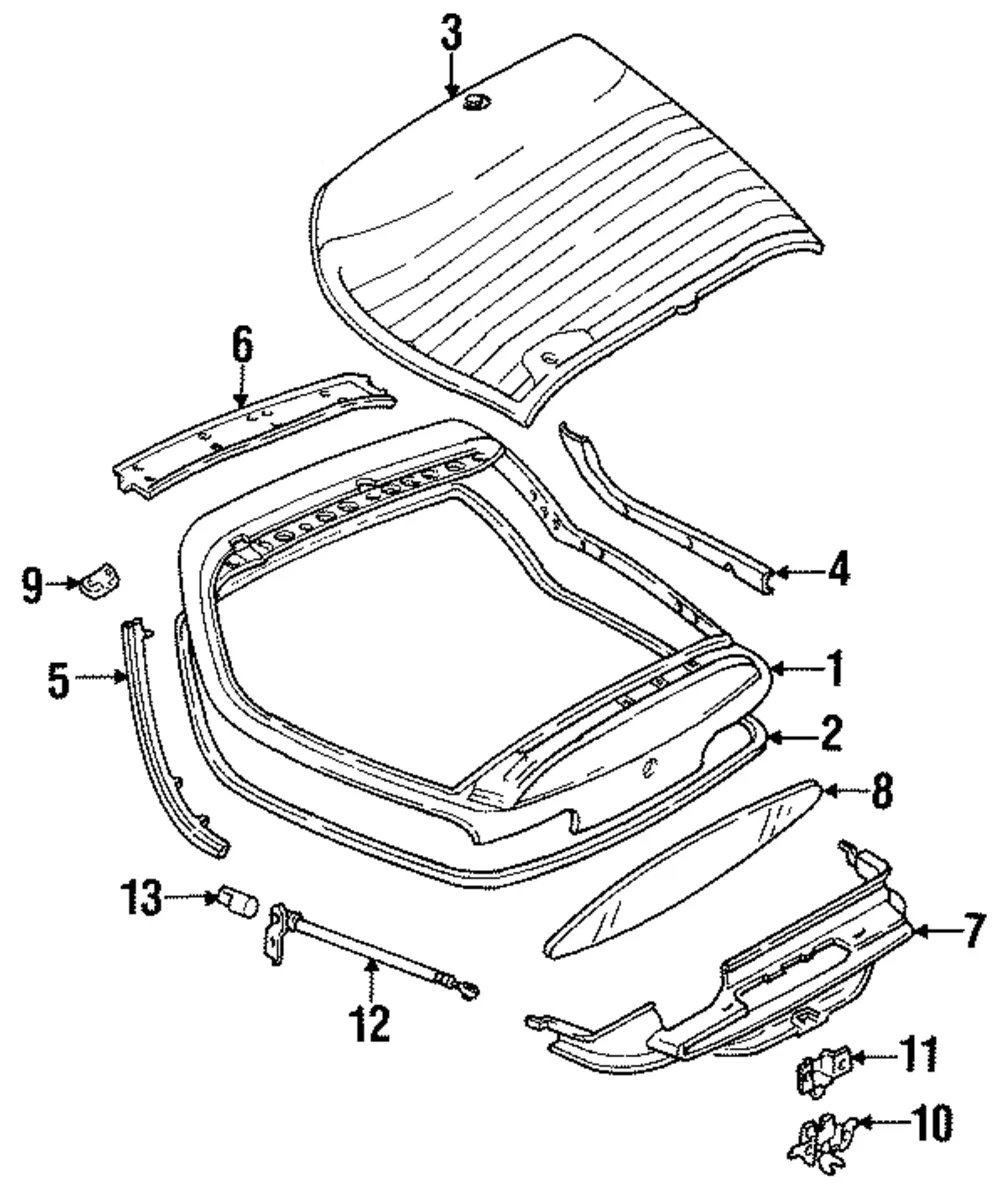Lock L/Gate - MAZDA (EA0162310C)