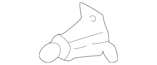 Mount Bracket - Passenger Side (RH) - Mazda (EC01-62-6B7C)