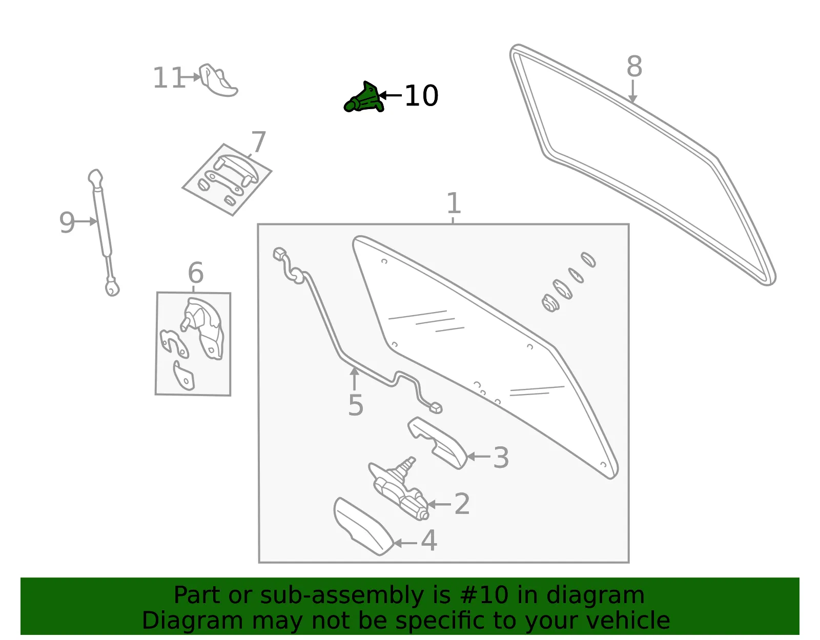 Mount Bracket - Passenger Side (RH) - Mazda (EC01-62-6B7C) - view 2