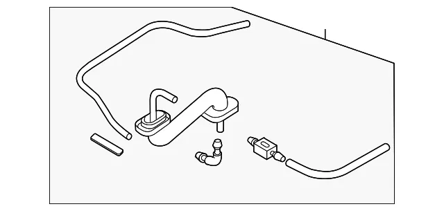 Hose Screen Washer - Mazda (eg2367500a)